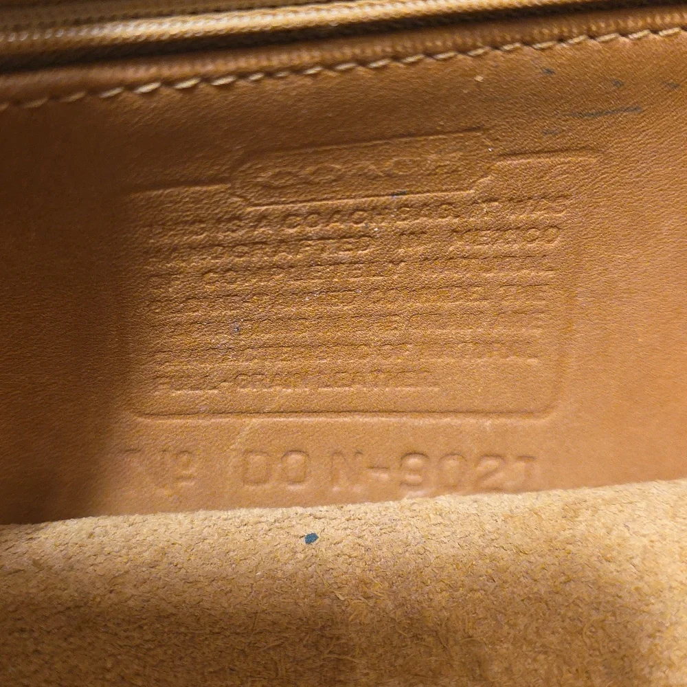 Coach Vintage Weston Bag 9021 RARE Camel Nickel Hardware - Picture 2 of 7